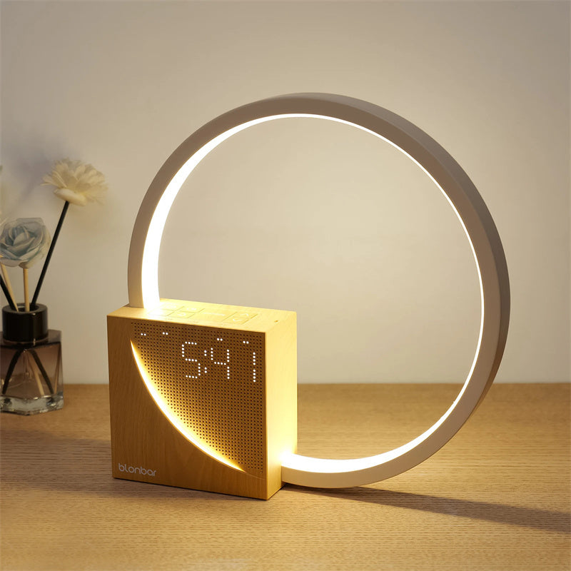 Touch Table Lamp With Natural Sounds, With Alarm Clock